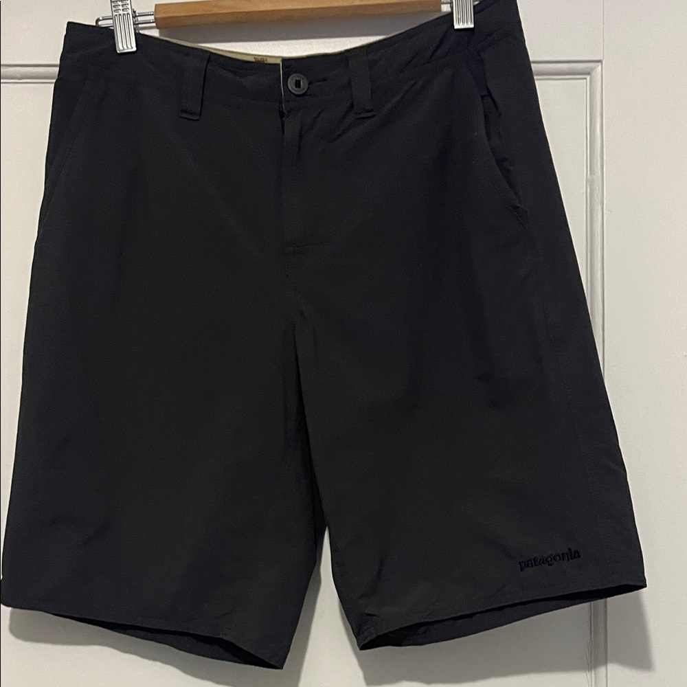 Patagonia Men's Dark Gray Flat Front Shorts